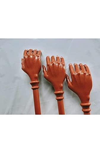 NPI NPI Stick 14 Inch Plastic Back Massager Back Scratcher/ Khujli Stick for Men, Women and Kids Made in India - Pack of 3