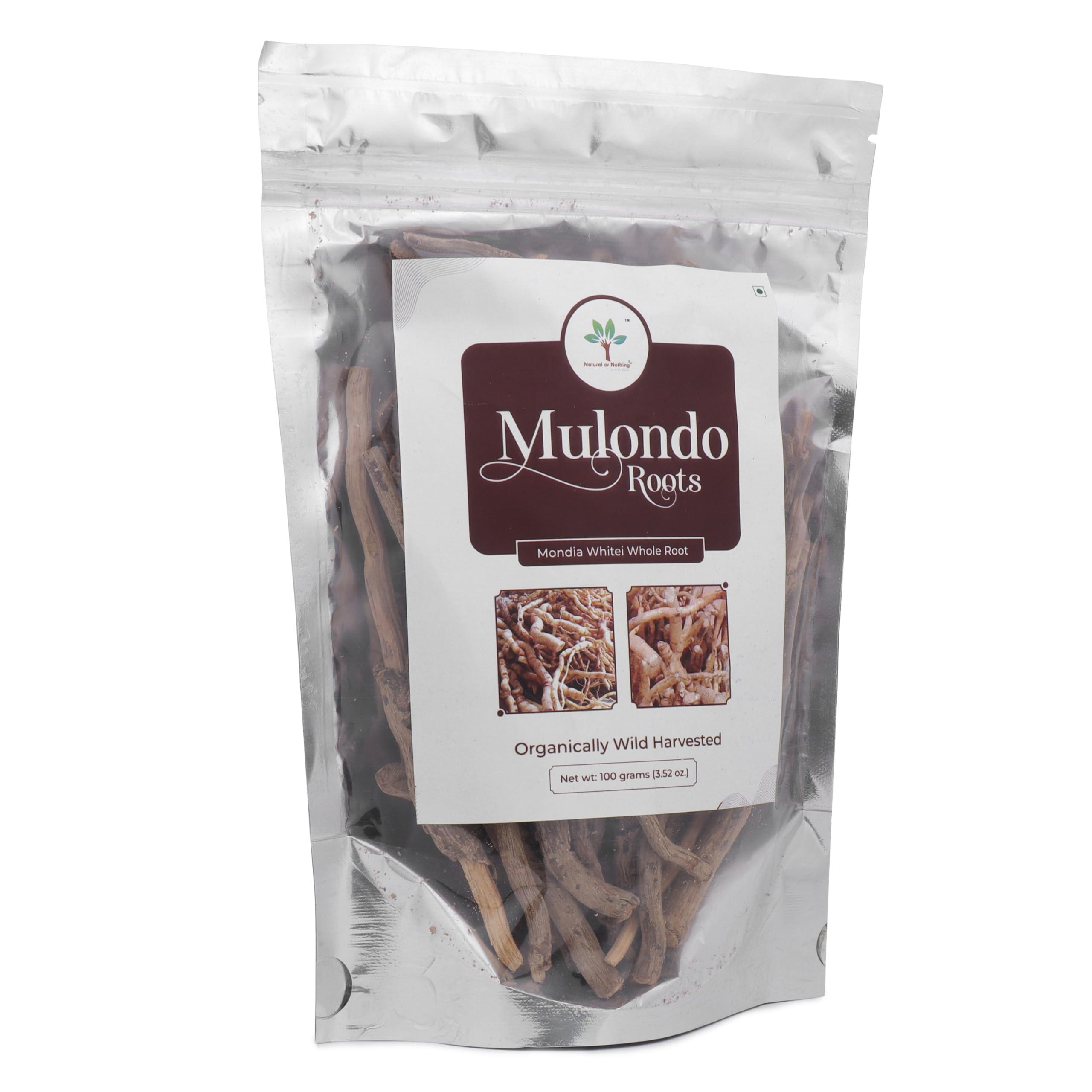 Natural or Nothing Natural or Nothing | Mulondo | Mukombero | Organic Mondia Whitei Whole Roots | Wild Harvest | (100g)