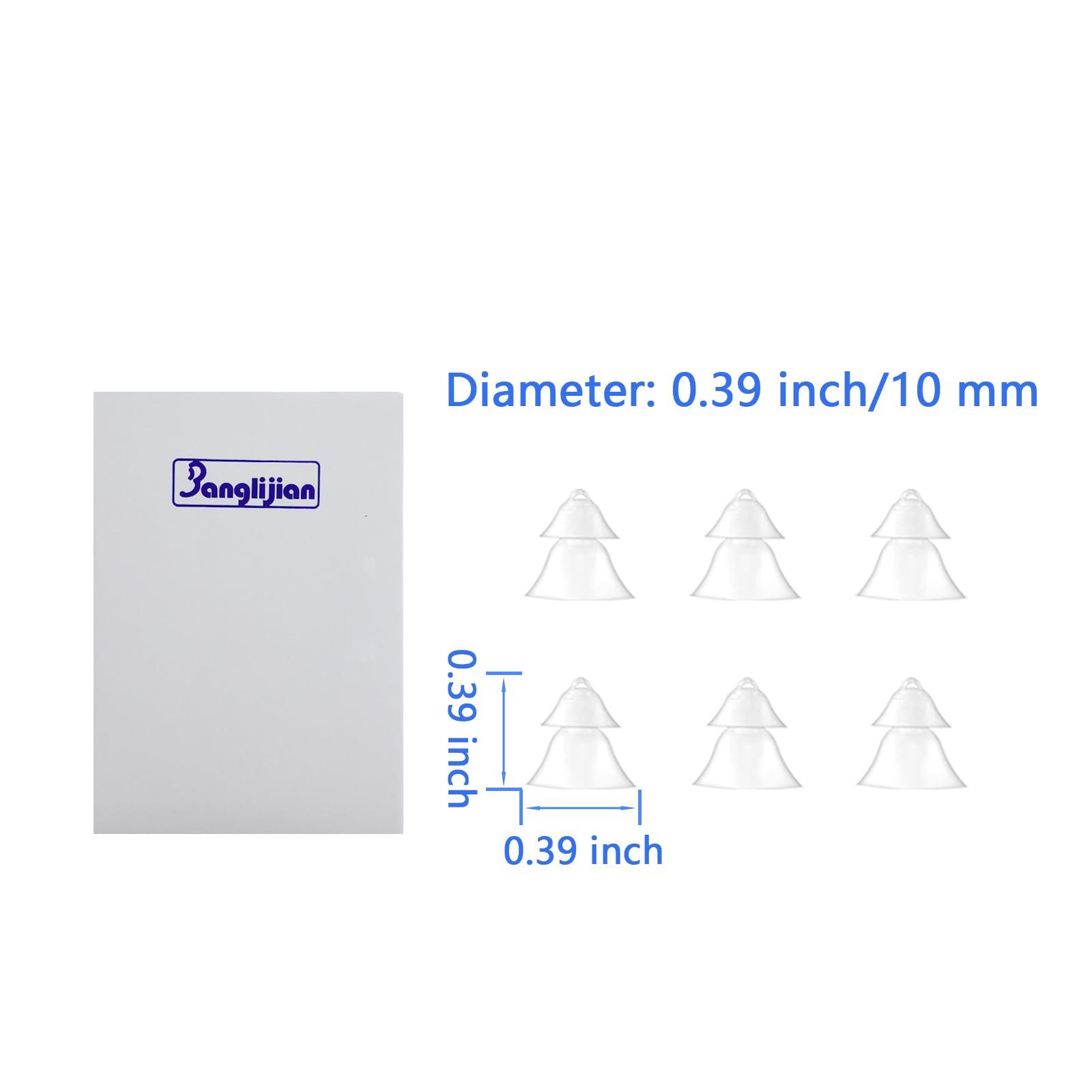 Banglijian Banglijian BTE Hearing Amplifier Accessories, 6 Ear Domes Double Layer Design for 2B Size (Medium)