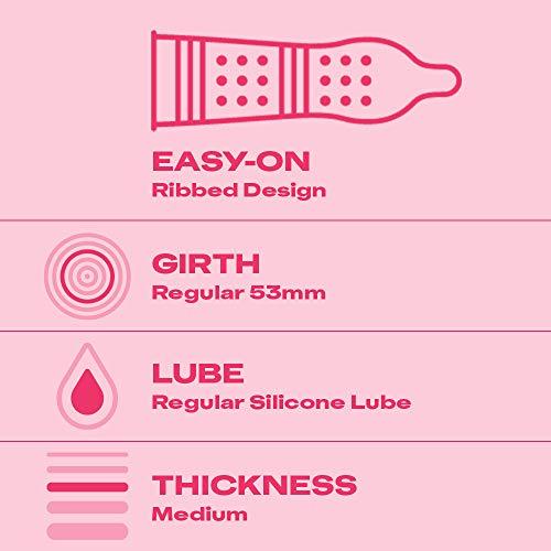 Durex Durex Mutual Climax Condoms - 10 Count & Durex Condoms, Extra Ribbed - 10 Count