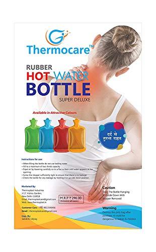 Thermocare Thermocare Hot Water Bag,Rubber bottle heating pad non electric warm bag pain relief device multi color