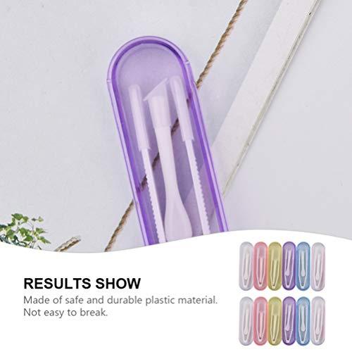 HEALLILY HEALLILY Lens Inserter 12 Sets Contacts Lens Tweezers and Sticks Contacts Lens Inserter Remover Tool