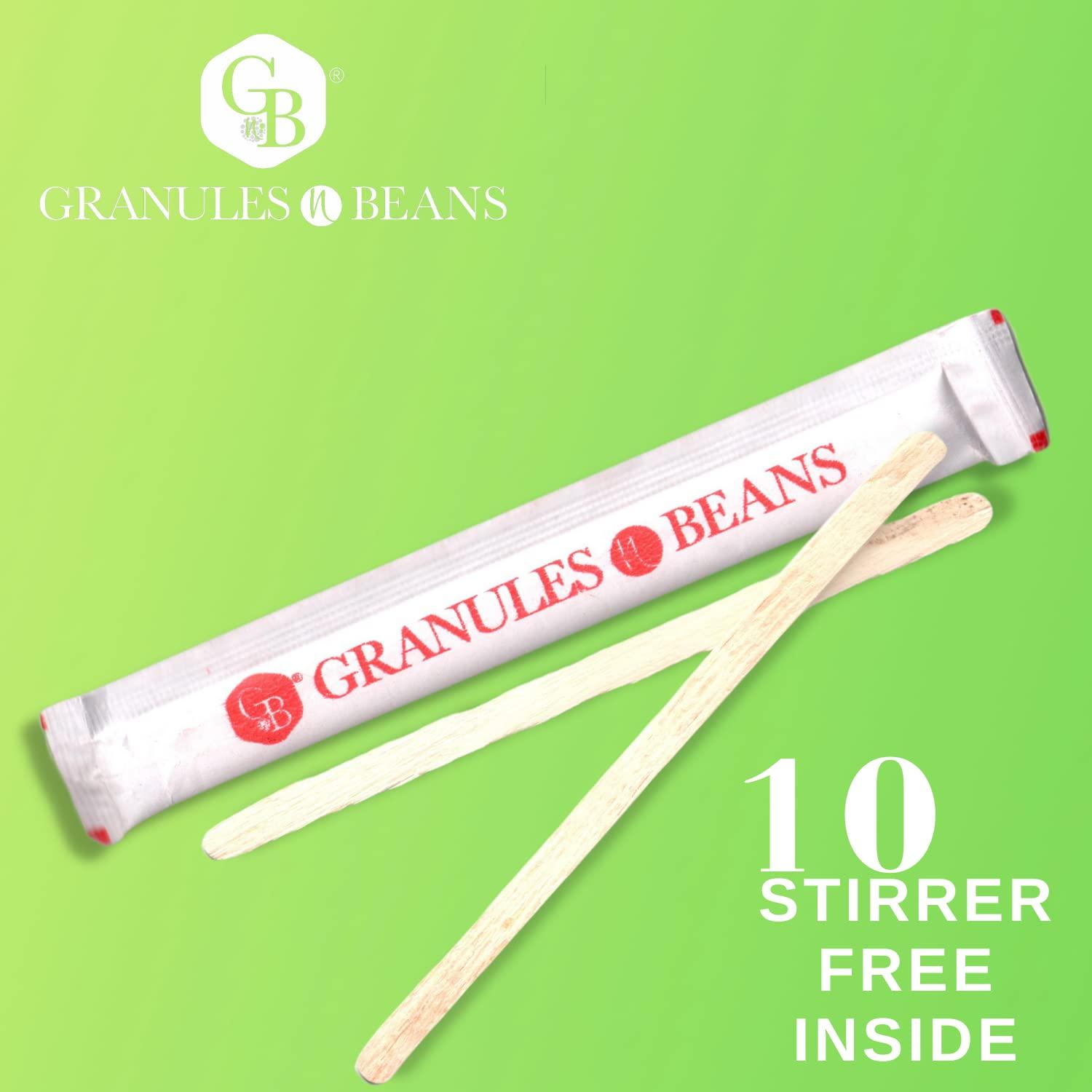 GnB GRANULES n BEANS Granules n Beans Lemongrass Ginger Chai Instant Tea Premix - (10 Sachet x 14g = 140g) (Pack of 2)