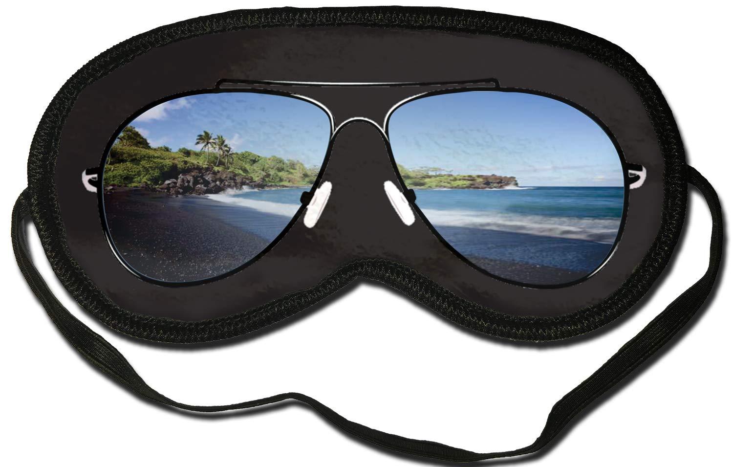 GRAPHICGIFT GRAPHICGIFT Travel Caricature Printed Sleeping Eye Mask for Men and Women