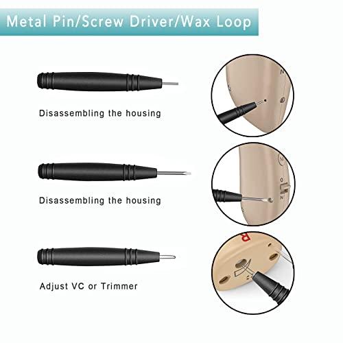 BOCOKO Universal Small Carry Case with Silicone Lining for PSAPs hearing aid