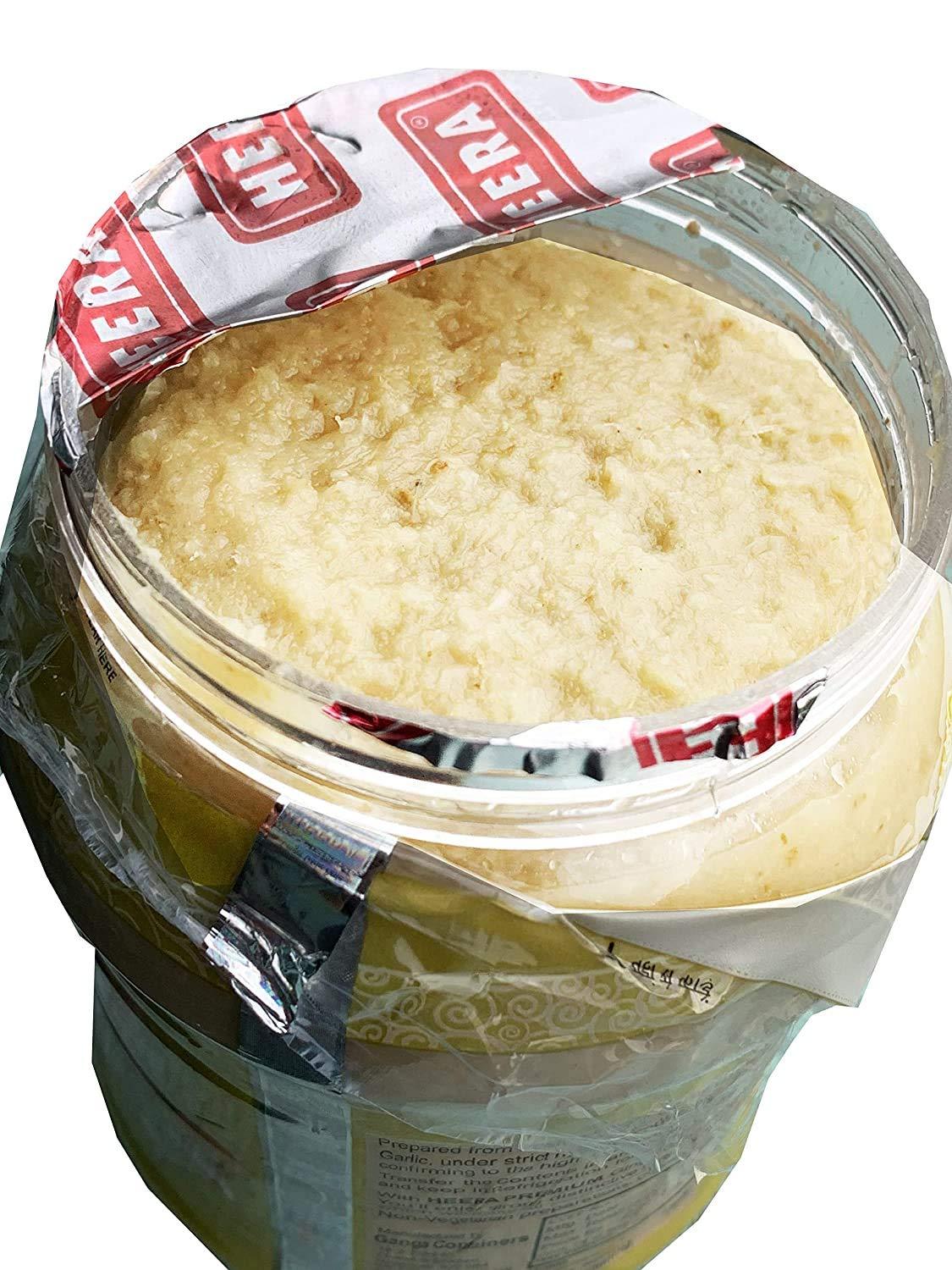HEERA HEERA Ginger & Garlic Paste , Adrak Lahsun Paste Ginger Garlic Paste for Cooking -500g. Pack