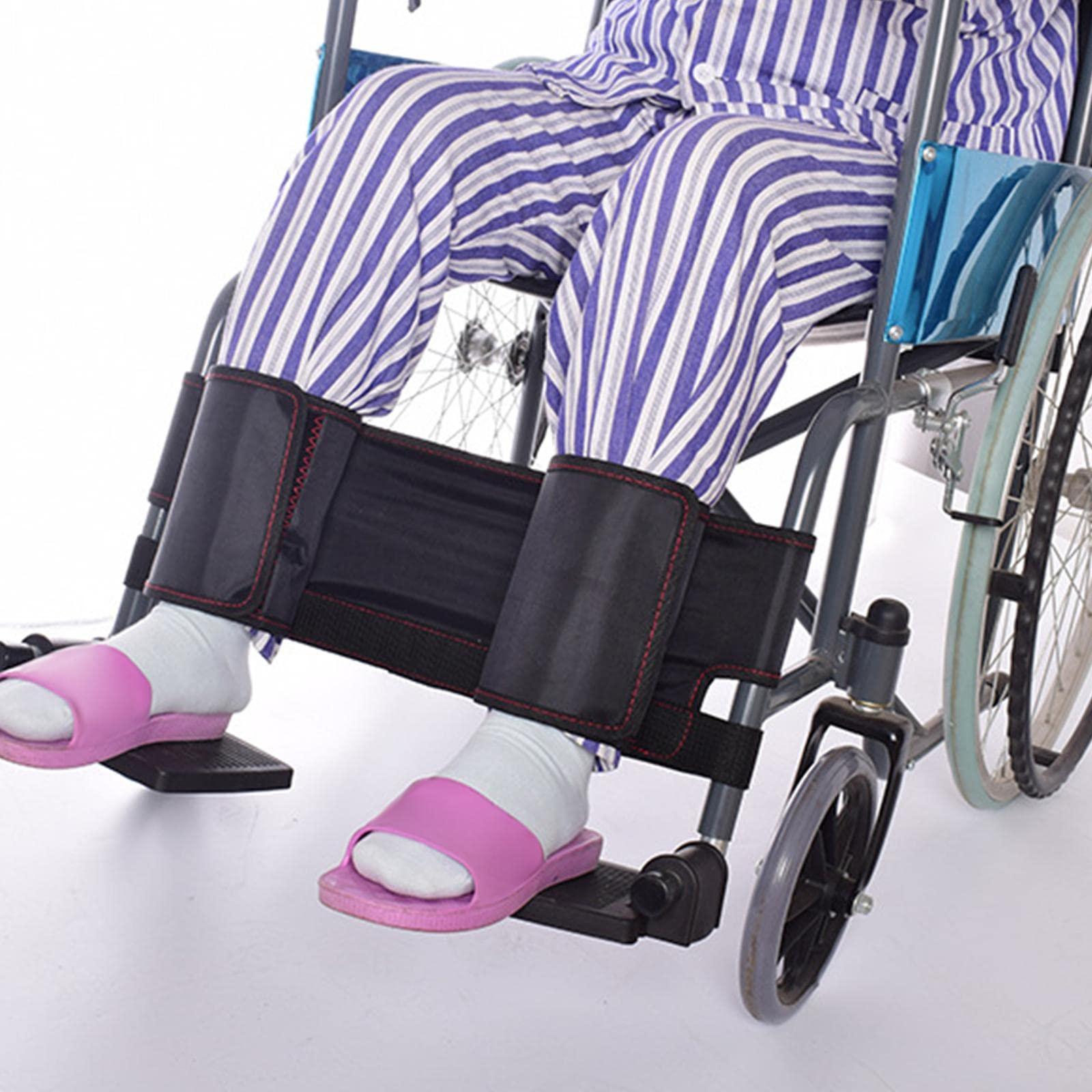 T.O.G. T.O.G. Wheelchair Footrest Leg Straps Restraint Foot Support Patients Elderly Black