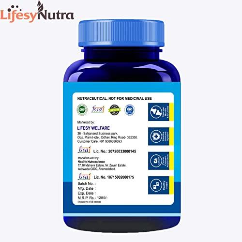 LIFESYNUTRA Lifesy Nutra Vitamin D3 With Vitamin K2 as MK7 supplement For Healthy Heart & Bone Health Booster - 120 Vegetarian Tablets