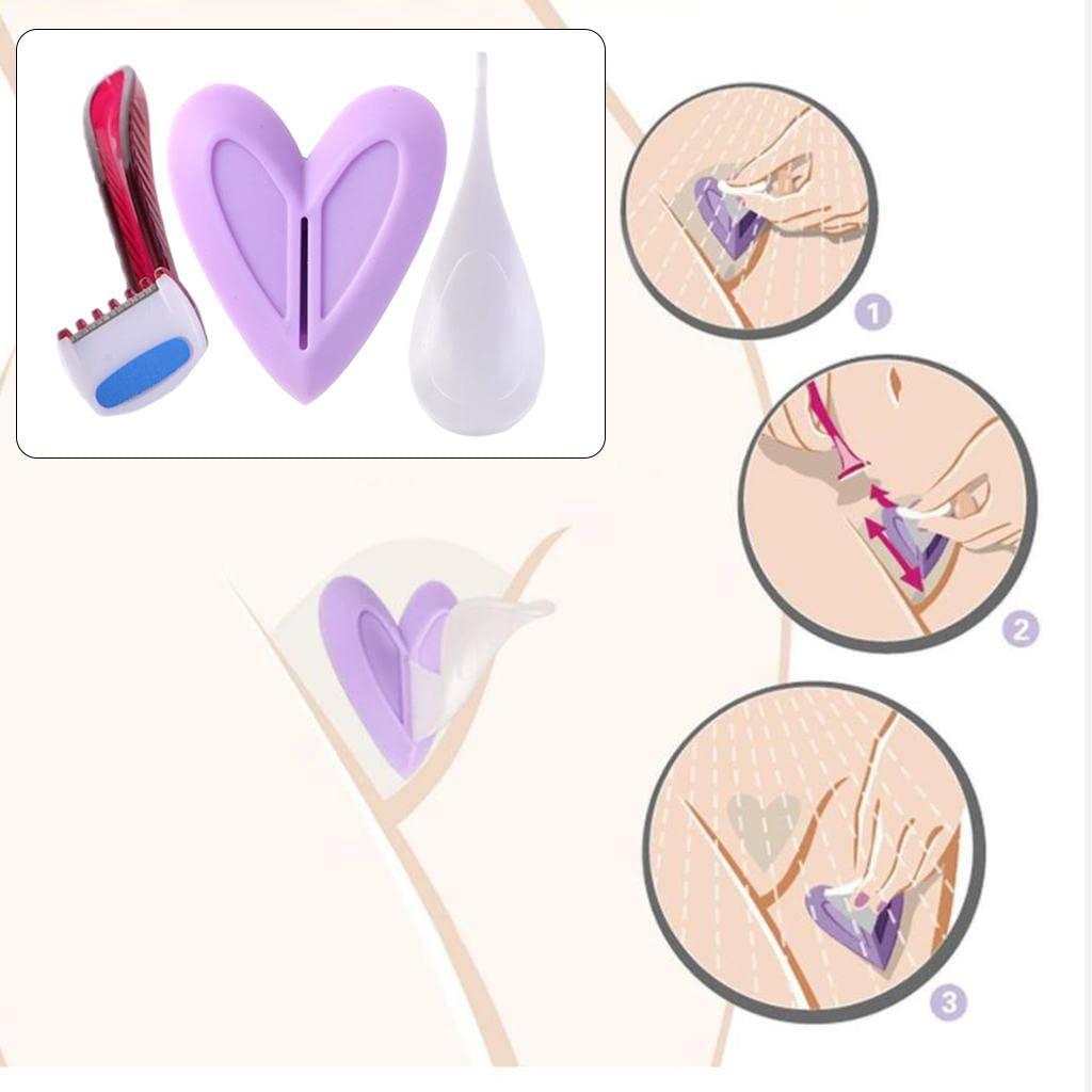 LOSA LOSA Bikini Razor Shaver Shaping Tool for Pubic Hair and Skin Heart