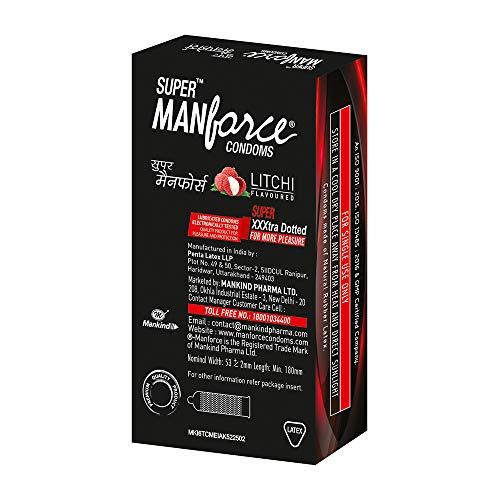 Manforce Manforce More Long Lasting Extra Dotted Condoms (Pack of 3 Condoms)