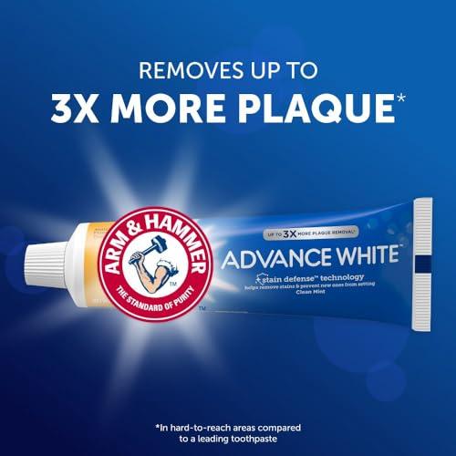 Arm & Hammer ARM & HAMMER Advance White Baking Soda & Peroxide Toothpaste, Extreme Whitening 4.3 oz ( Pack of 6)