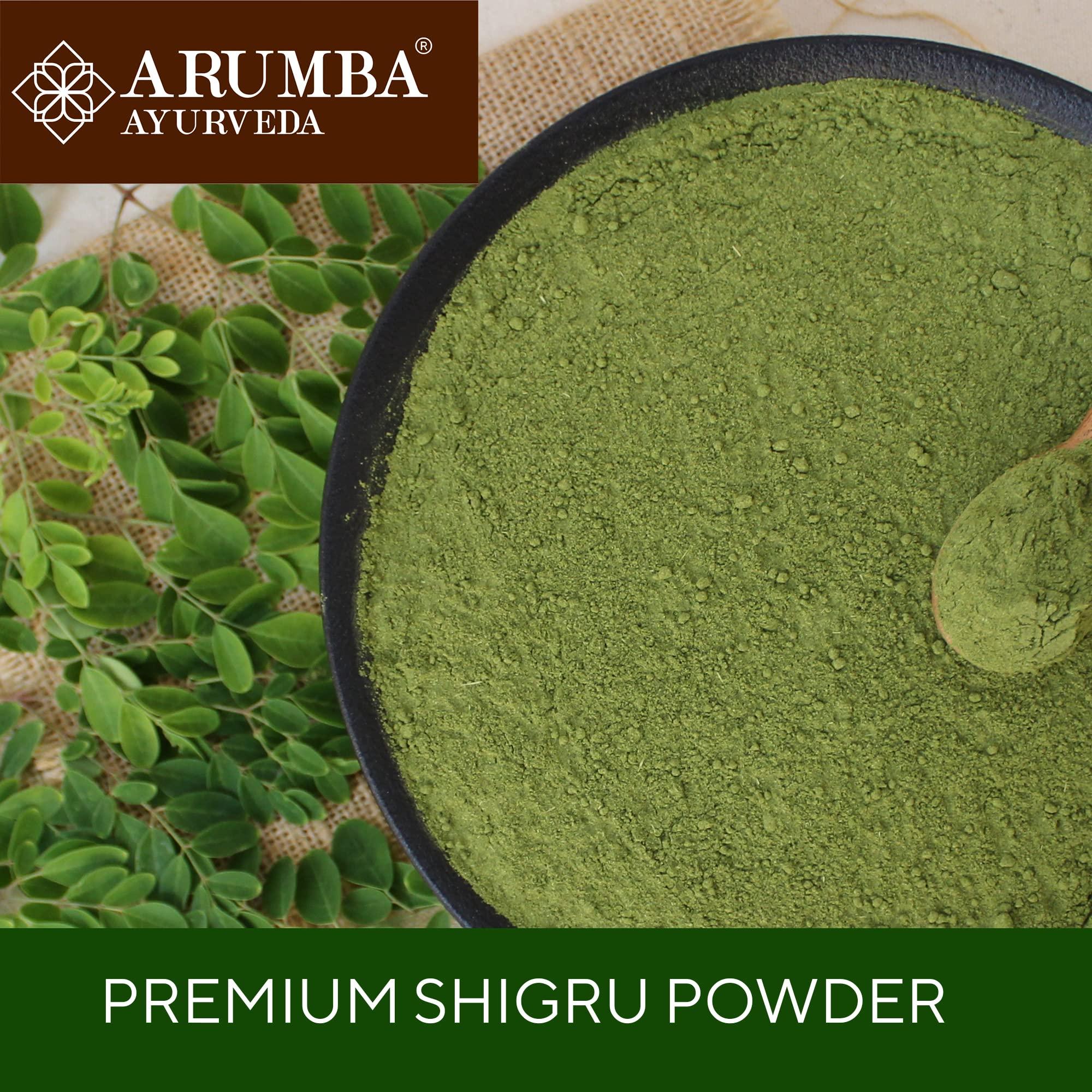 ARUMBA Arumba Moringa Leaf Powder 500 grams, Made with Moringa Oleifera Leaves, Shigru Powder for Lactation Support, Hair and Skin
