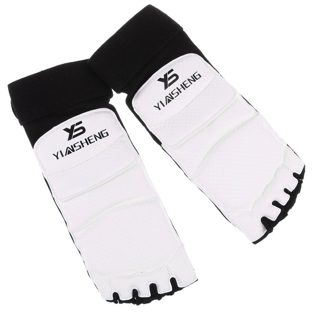 LICHTS LICHTS PU Taekwondo Foot Protector Guard Karate MMA Pads Socks Sparring Gear S