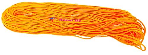 PUSHKART Pushkart || Orange Dhaga || N@z@r Dhaga || Cotton || Protection for Babies Men and Women ||10 Meter || Orange || AQ-03