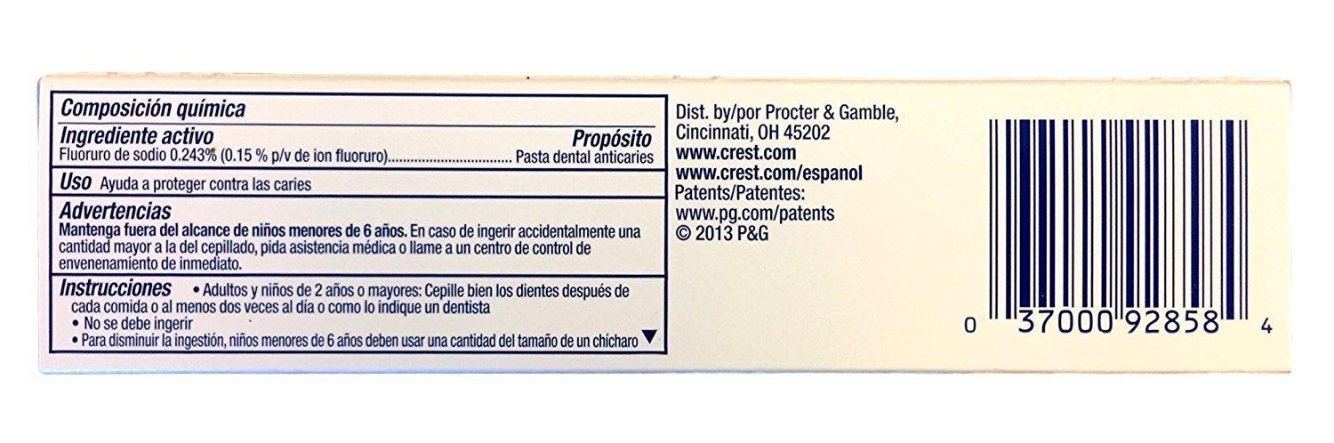 Crest Crest Complete Multi-Benefit Whitening + Scope Minty Fresh Flavor Toothpaste 2.7 Oz, Pack of 3