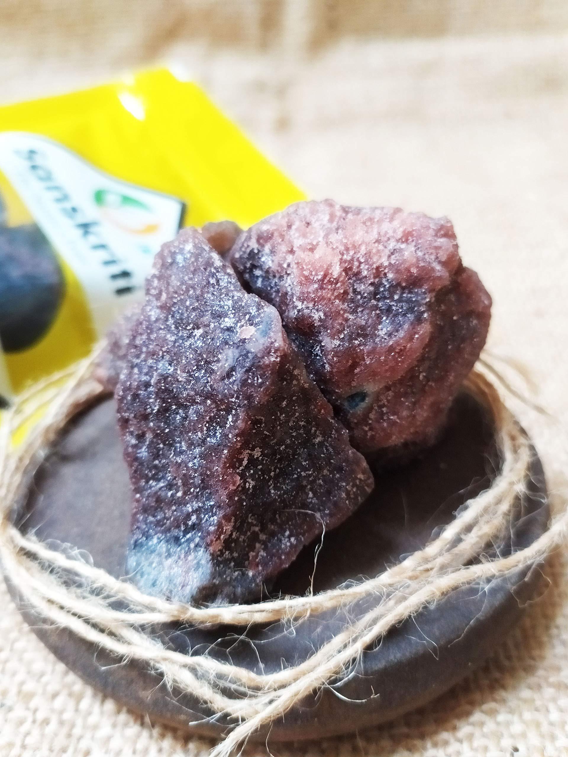 Sanskriti Sanskriti Whole Natural Black Salt Crystals | Kala Namak Whole | Black Salt Chunks | Kala Loon Chunks - 400g