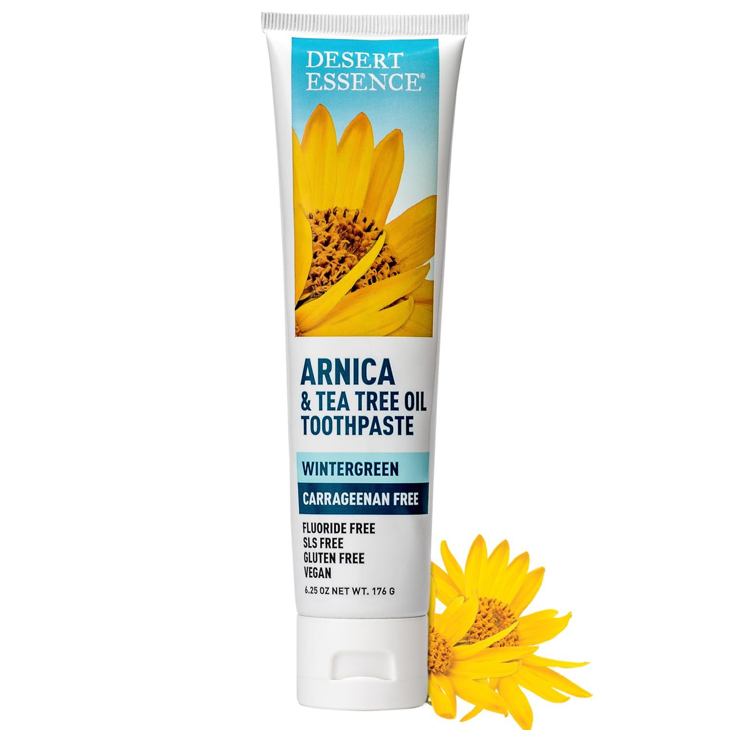 Desert Essence Desert Essence - Carrageenan Free Arnica & Tea Tree Oil Toothpaste Wintergreen 183164