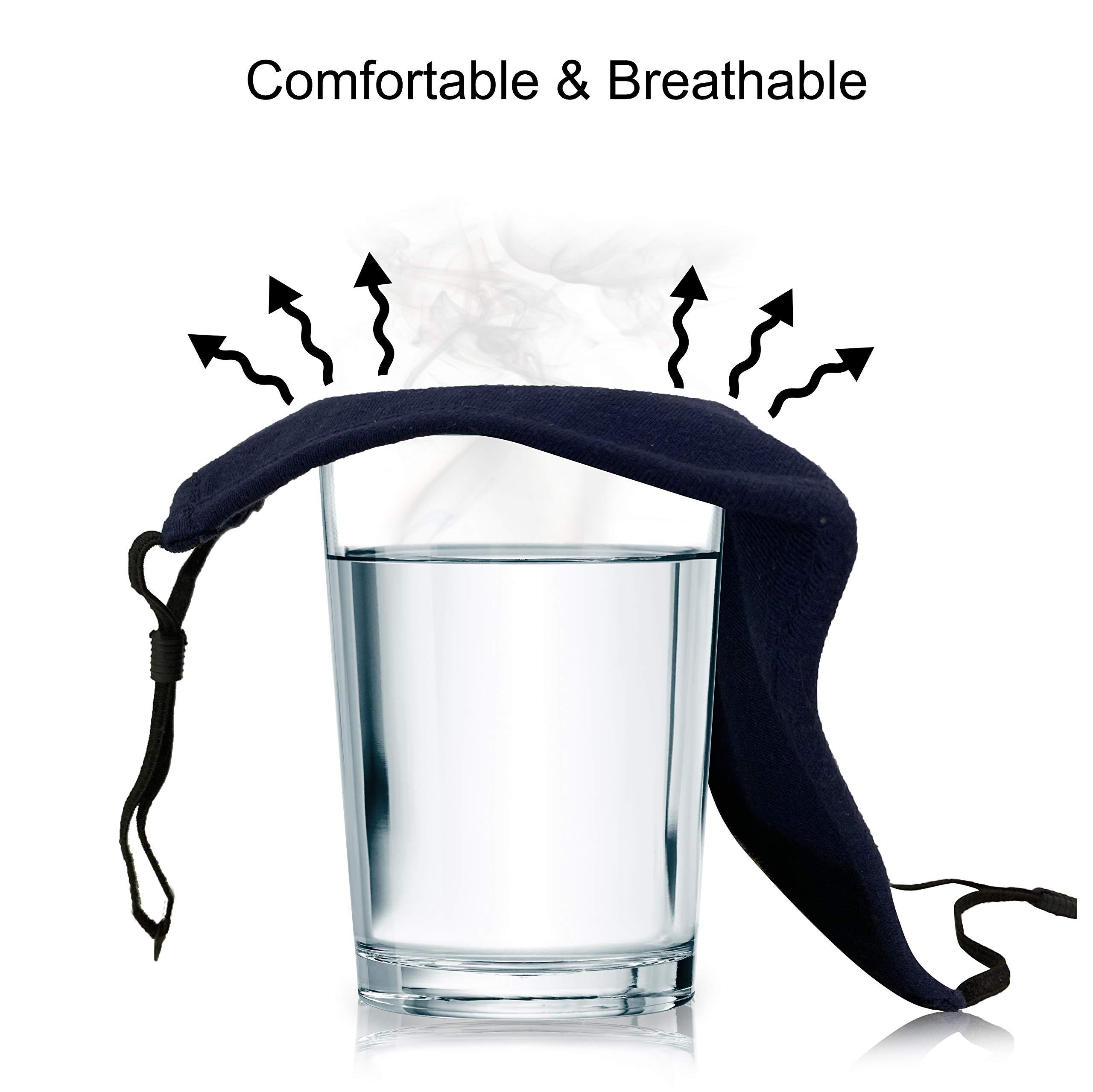 Leather Centric Reusable Cloth Face Mask - Protective Fabric Face Cover, Washable and Breathable Mouth Mask (Pack of 3, Assorted Colors)
