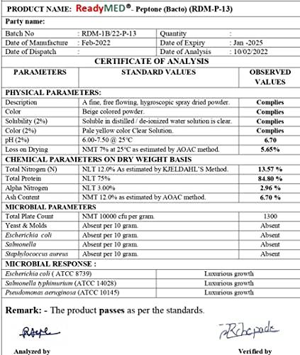 ReadyMED Bacto Peptone - ReadyMED 100g