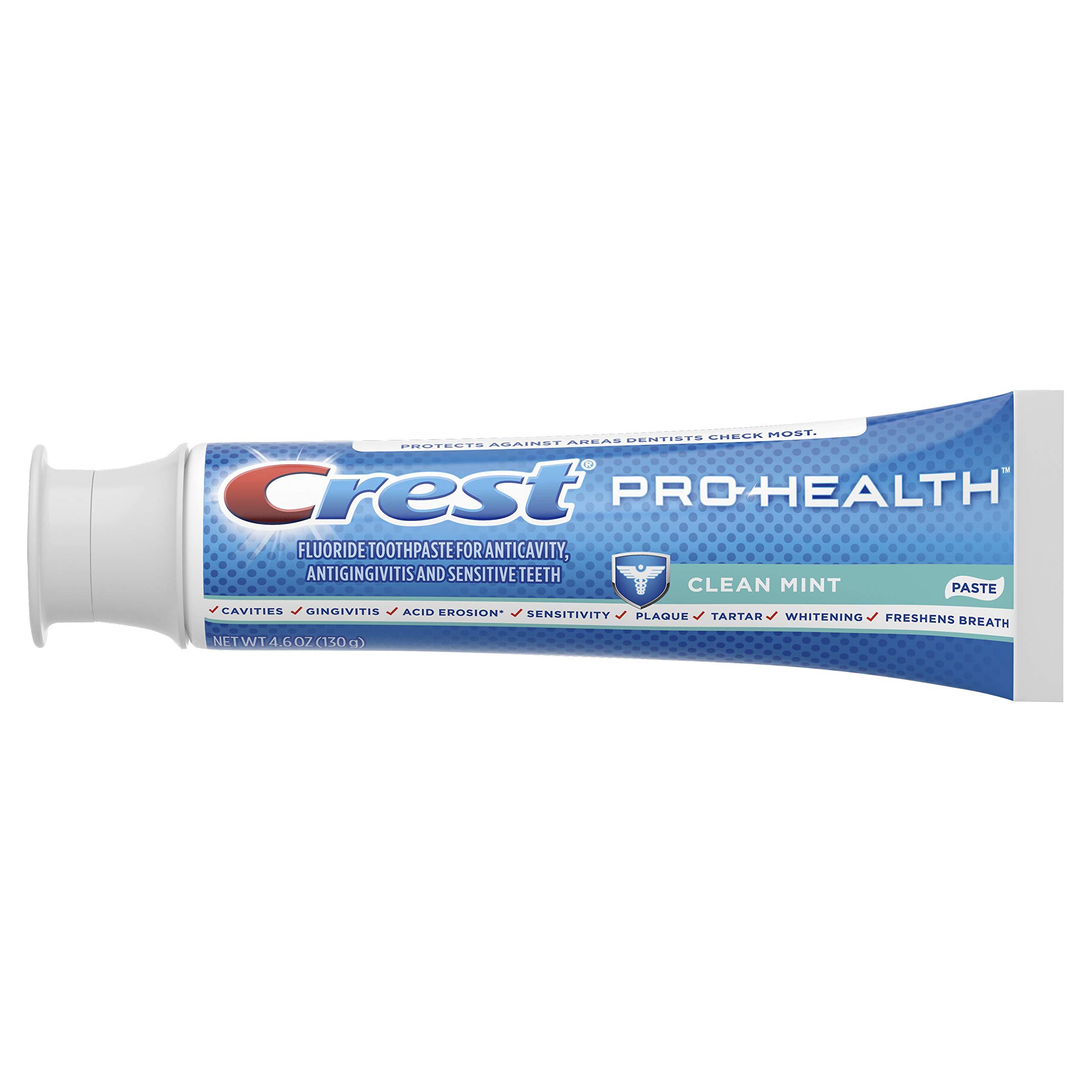 Crest Crest Pro-Health Smooth Formula Toothpaste, Clean Mint, 4.6 Oz, 3 Count