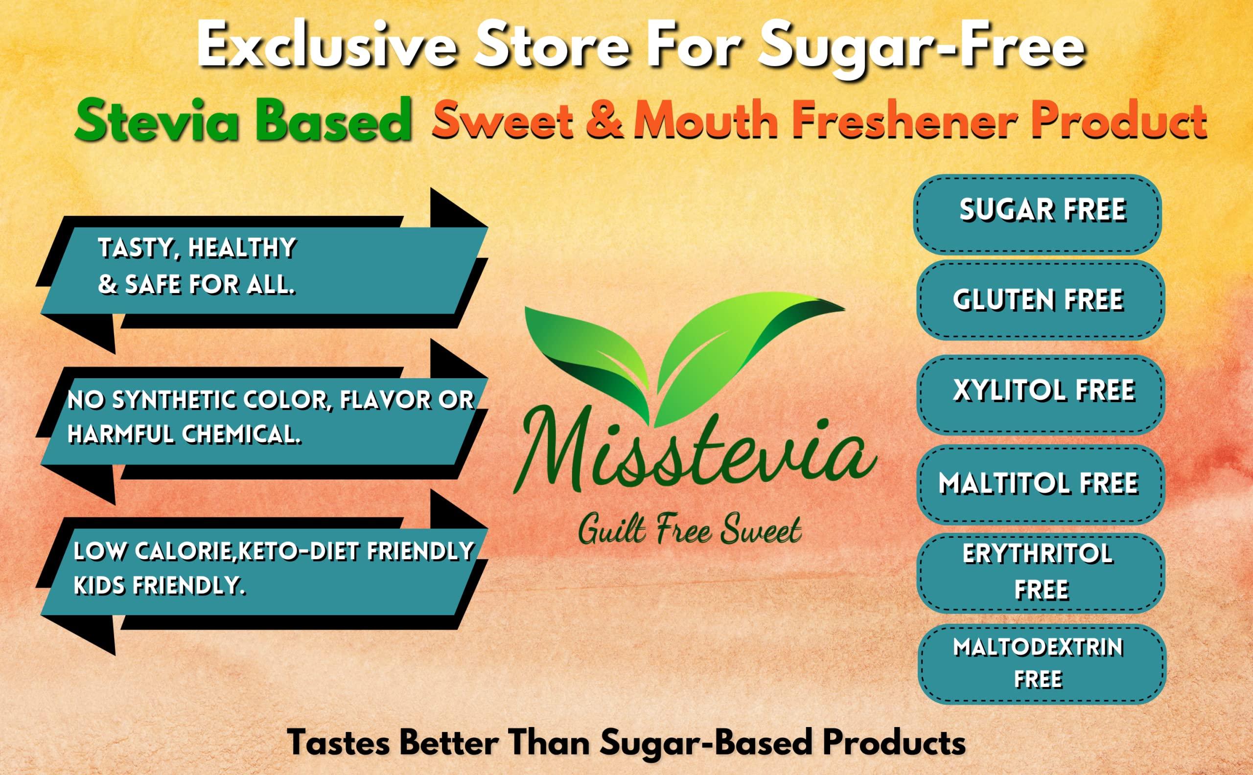 MISSTEVIA GUILT FREE SWEET Misstevia Combo Pack of Sugar Free Sweet AMLA JUICE/SYRUP & Spicy and Sweet Amla Goli