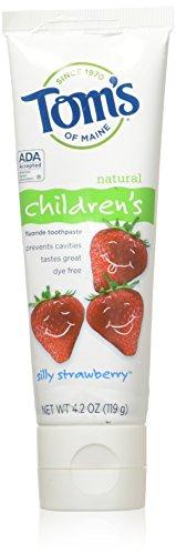 Tom's of Maine Tom\'s of Maine Children\'s Natural Fluoride Toothpaste, Silly Strawberry 4.2 oz
