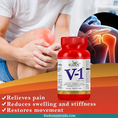 Kudos Kudos V-1 Joint Pain Relief Tablets, 180 Tablets