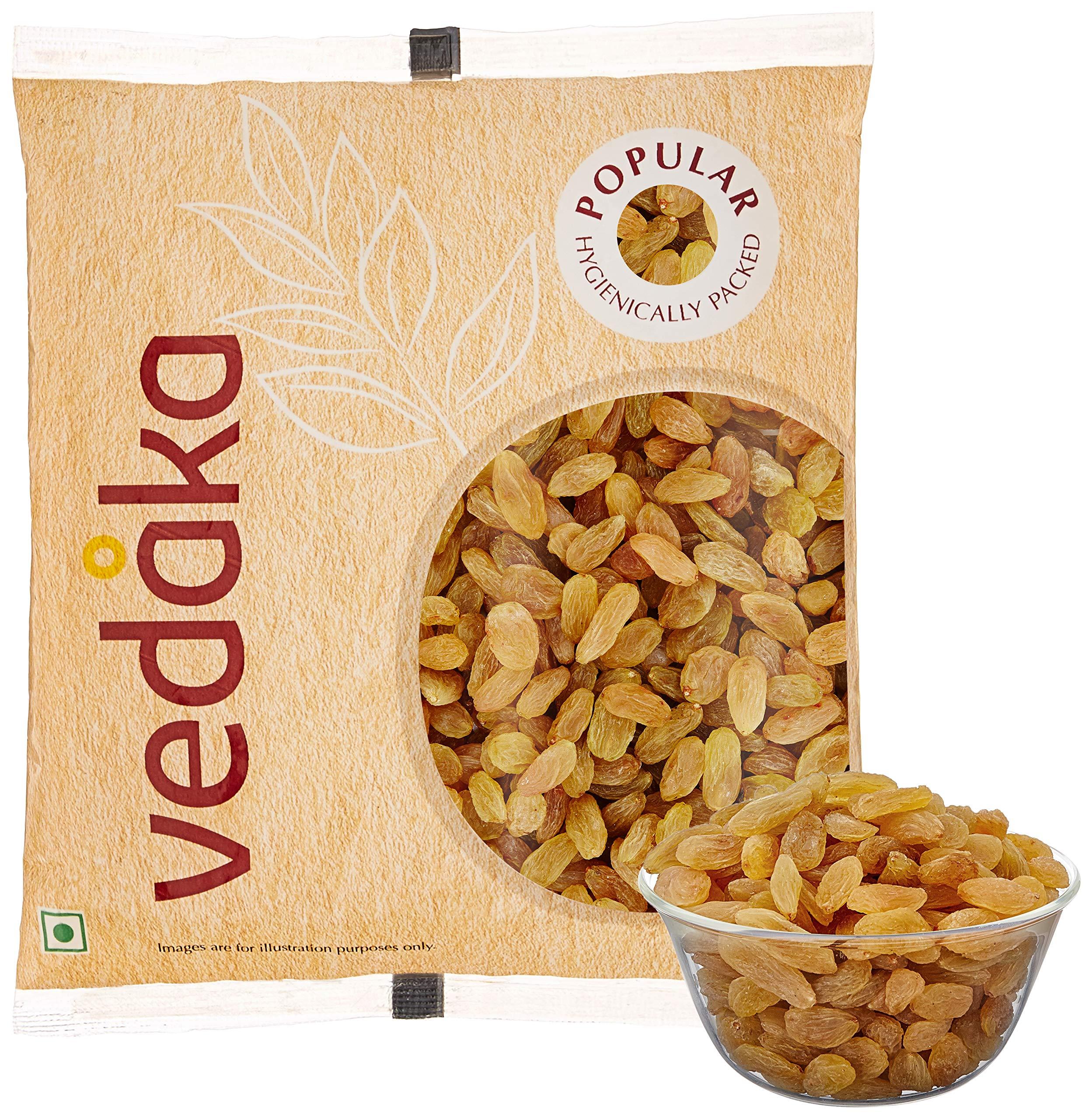 Vedaka Amazon Brand - Vedaka Popular Raisins, 1kg & Amazon Brand - Vedaka Popular Raisins, 500g Combo