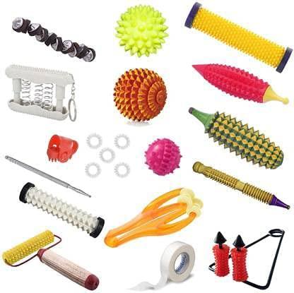 NavaFresh Basics Ishika accessories Massager Tools Kit Combo with Full Body Power Rollers, Massagers & Star Magnets finger massager acupressure kit fitness kit home gym (Color As Per Availability)