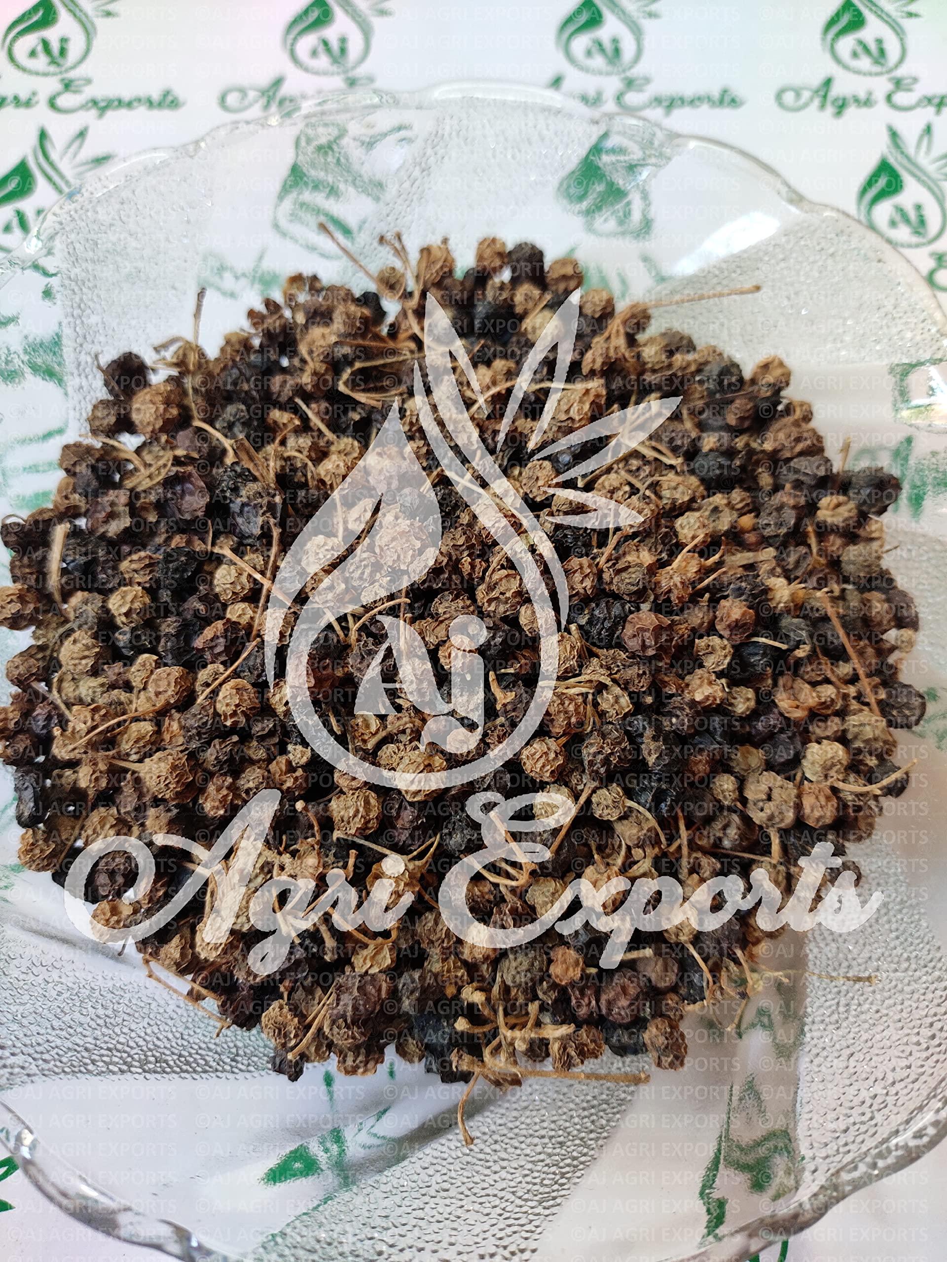 AJ AGRI EXPORTS AJ AGRI EXPORTS Dry Makoy Dana - Raw Makoy Seeds - Makoh - Makoi Dana - Black Nightshade Seeds - Solanum Nigrum - (100Gram)