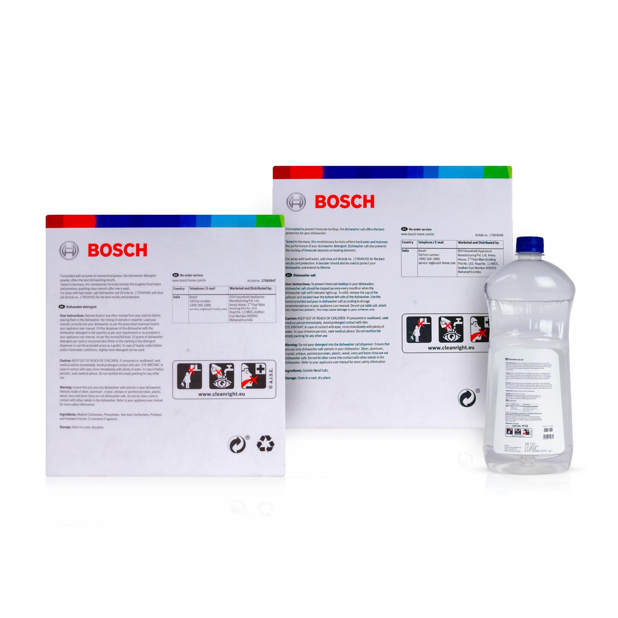 Bosch Bosch Combo Pack Dishwasher - Detergent, Salt & Rinse Aid