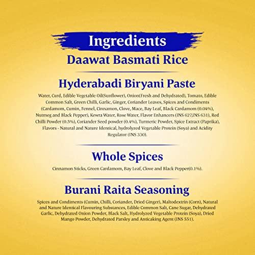 DAAWAT Daawat Biryani Kit Hyderabadi & Lucknowi (Pack of 2)| | Ready in 30 min