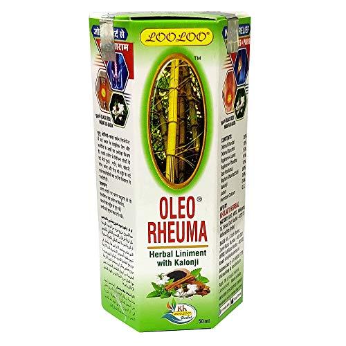 Ayush Ayush Oleo Rheuma Oil Herbal Liniment with Kalonji - 50ml x Pack of 1, (Model: AF//KH05-50-1)