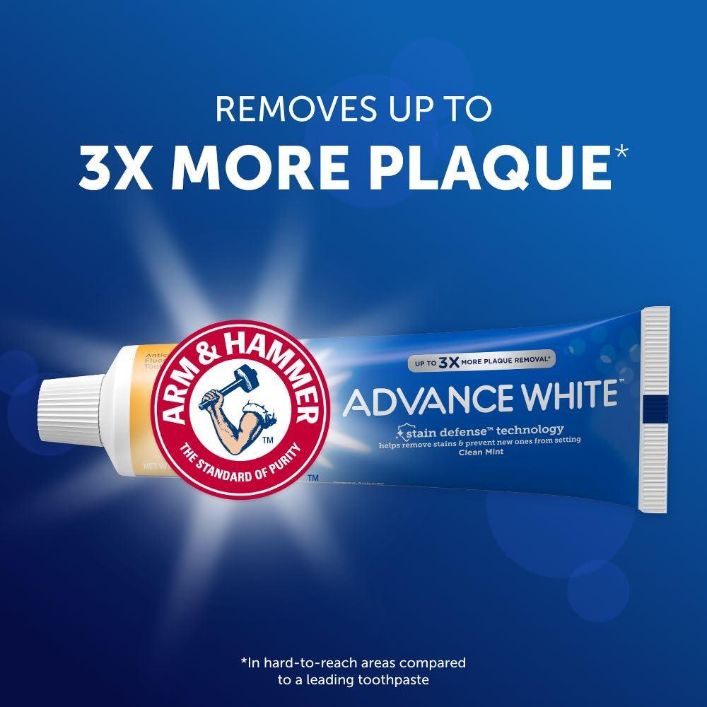 Arm & Hammer ARM & HAMMER Advance White Baking Soda & Peroxide Toothpaste, Extreme Whitening 4.3 oz ( Pack of 6)