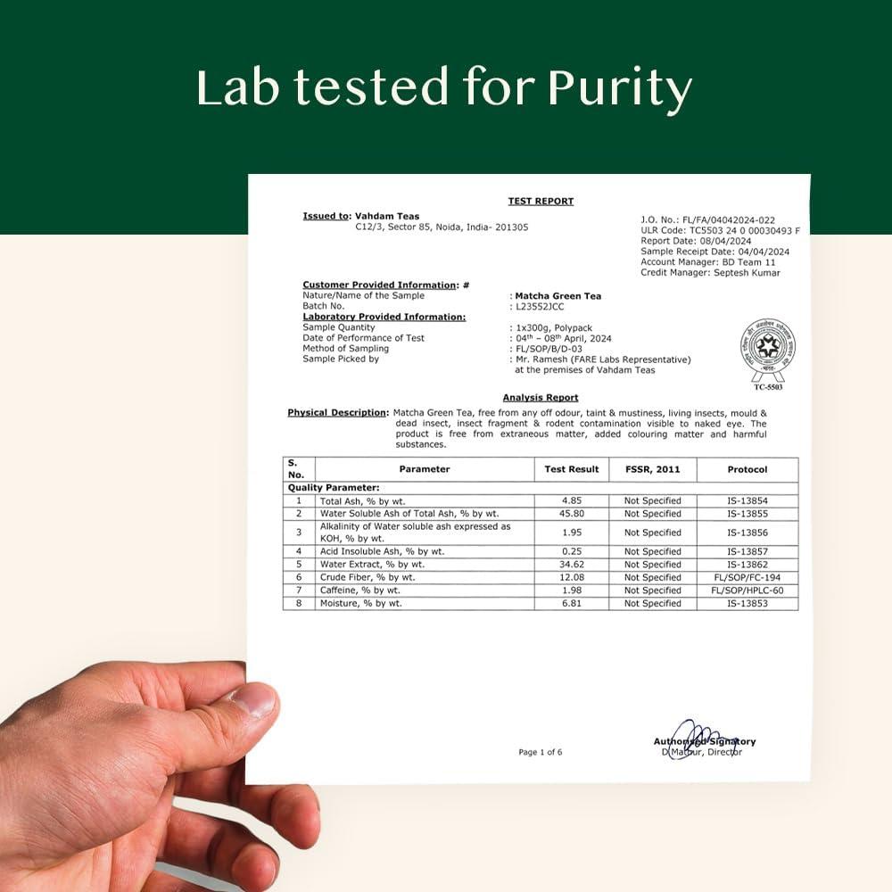 VAHDAM VAHDAM, Matcha Green Tea Powder, 50g 100% Pure Japanese Matcha Green | Matcha Tea Sourced from Shizuoka, Japan | Classic Culinary Grade Matcha for Smoothies, Latte