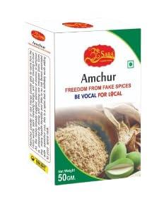SARA OM SARA Combo Pack of 8 (400gm) |Black salt Powder (50gx2) +Rock salt Powder (50gx2) + Meetha soda Powder (50g) + Chaat Masala (50g) + Kitchen King Masala(50gx1) + Amchur (50gx1), Healthy Spices