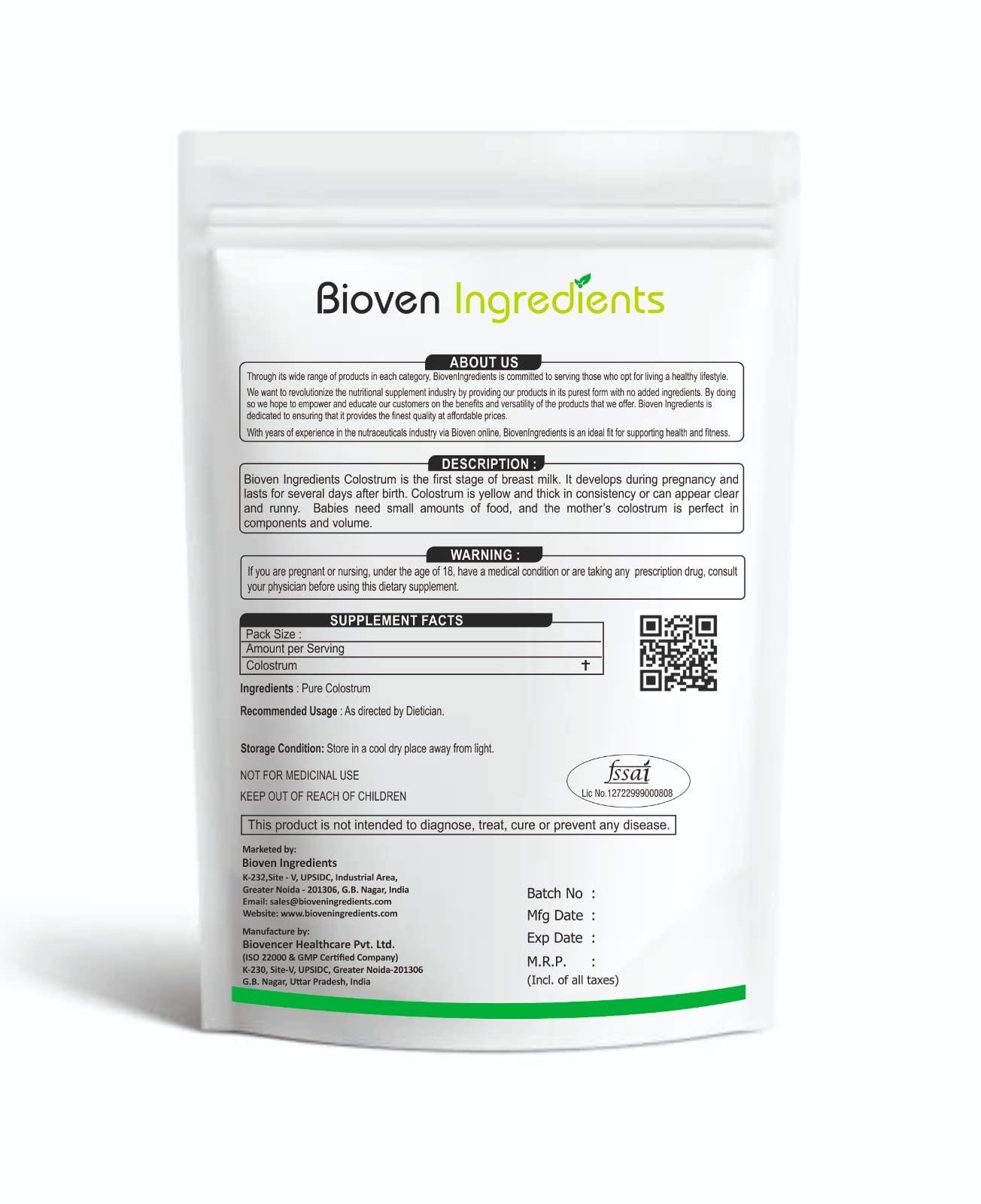 Bioven Colostrum Powder (Gram, 125)