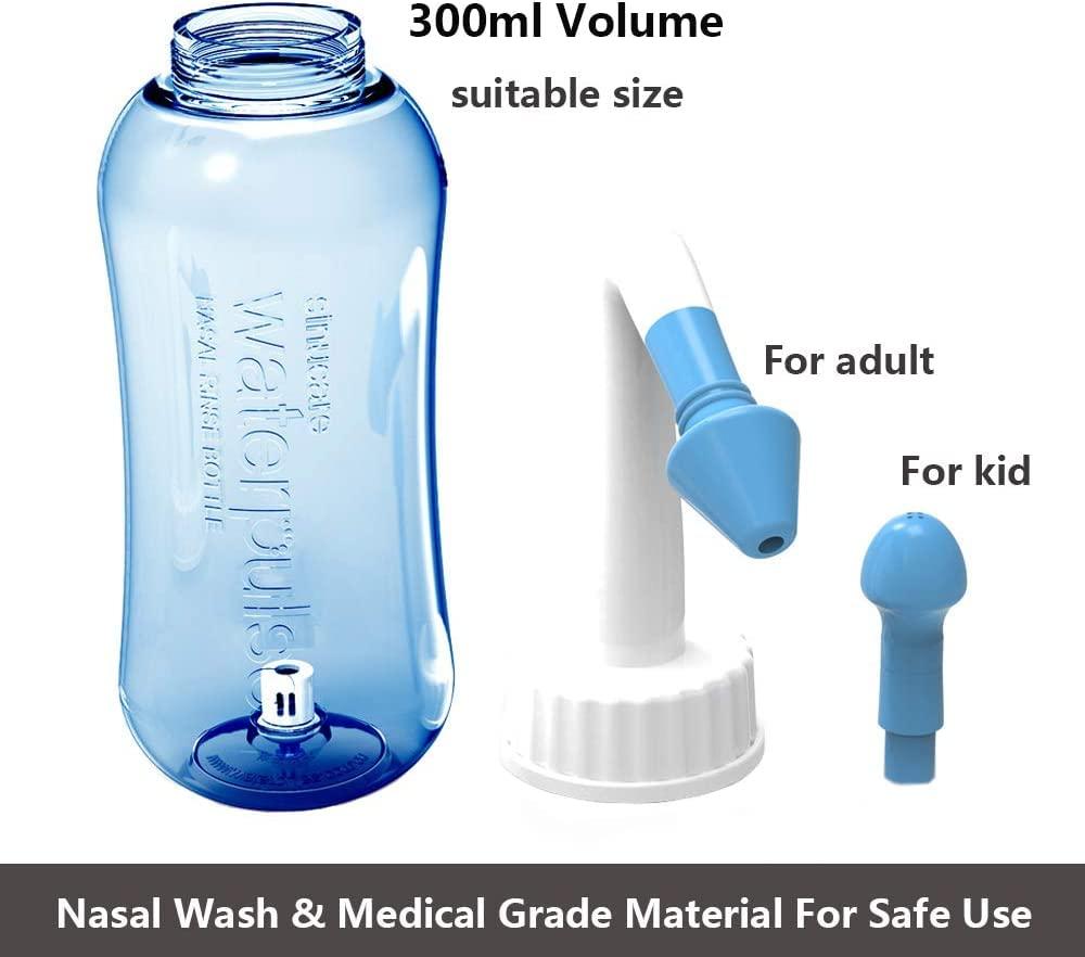 Fariox Fariox Neti Pot Sinus Rinse Bottle Nasal Wash Bottle Nasal Wash Bottle, Sinus Rinse and Nasal Irrigation Nasal Wash Bottle Pot Device Nasal Irrigation Perfect for Adult & Kid