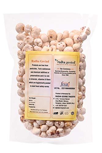 RADHA GOVIND Radha Govind Organic Phool Makhana | Lotus Seeds | Fox Nut | Gorgon Nut Puffed Kernels (50)