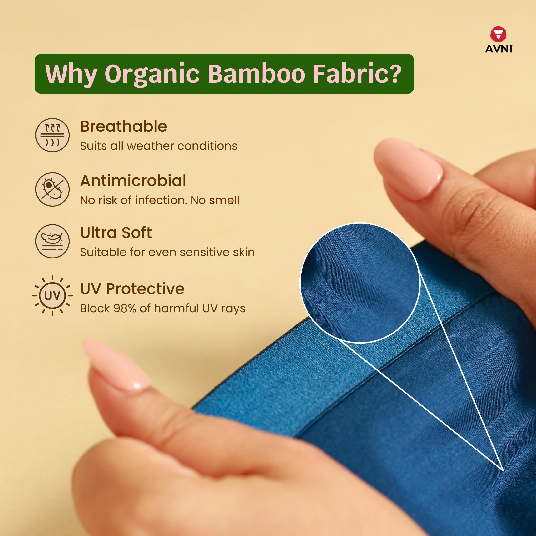 Avni Avni - Washable Period Panty | 2XL Panty + 200ml Liquid Detergent | Breathable Bamboo Fabric | Medium to Heavy Flow | Protection up to 10 hrs | High Waist for Women | Reusable for 2 yrs