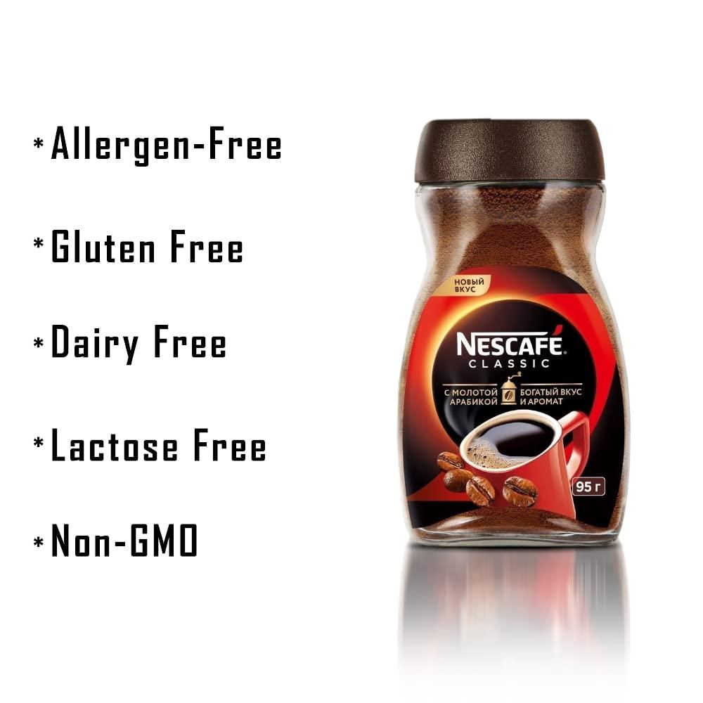 Nescafé Nescafe Classic Filtered Coffee, 3.35 Oz 95 G, Powder, Glass Bottle