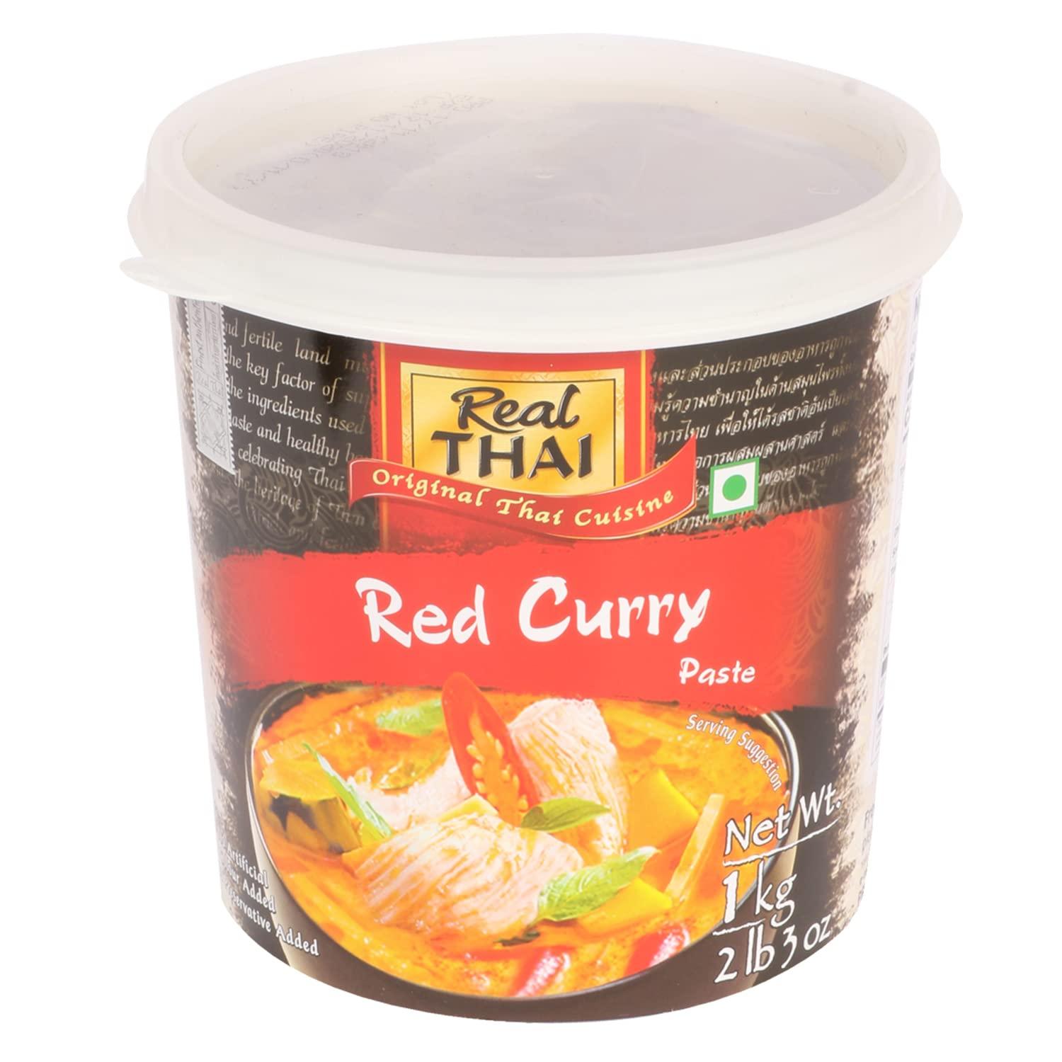 Real THAI Original Thai Cuisine Real THAI Original Thai Cuisine Red Curry Paste, 35.27 oz  1 Kg