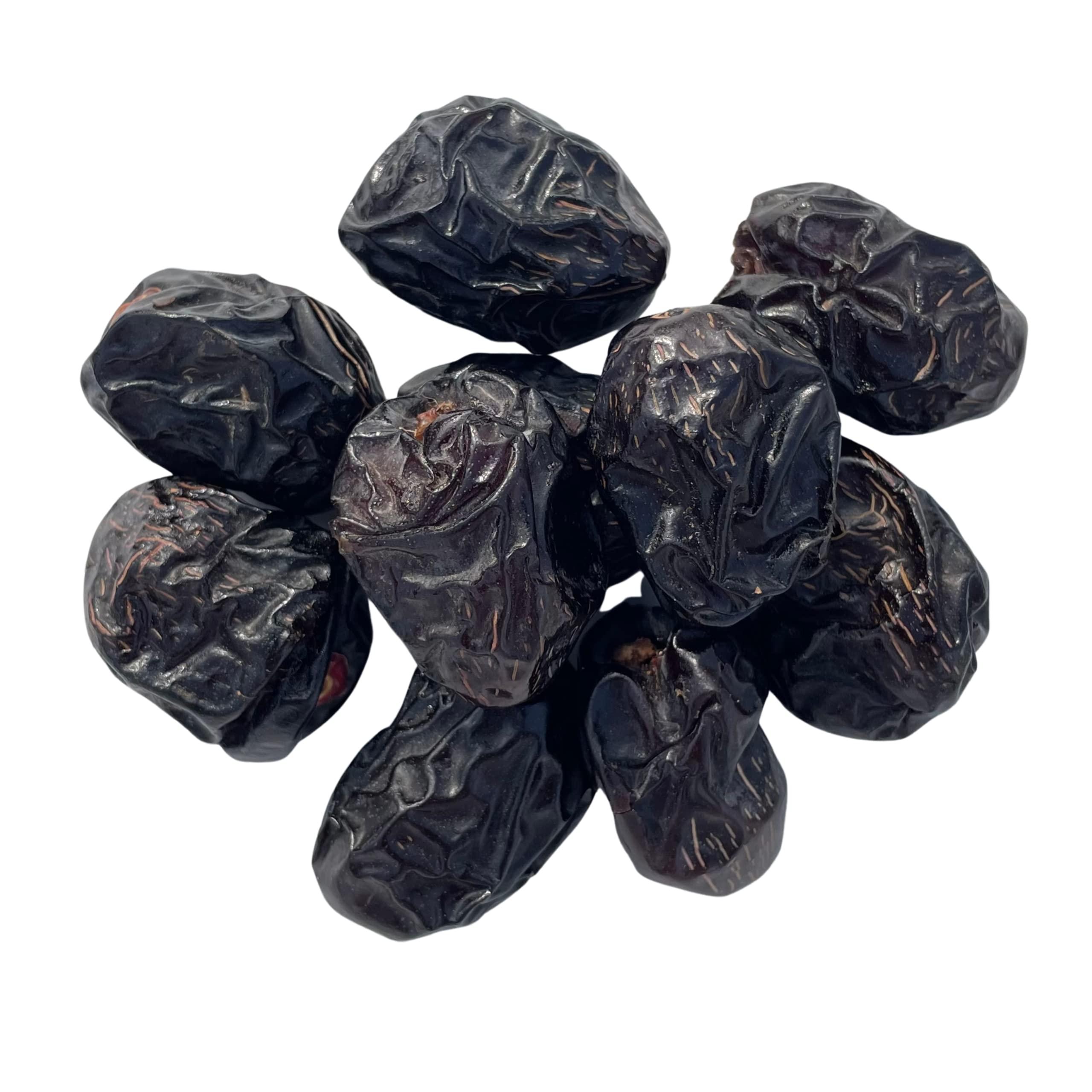 Rasda Rasda Ajwa Premium Saudi Dates 250g, 1 Pack, Khajur, Khajoor, Natural Nutritious Sweetener, Gourmet, Black, Biodegradable Packaging