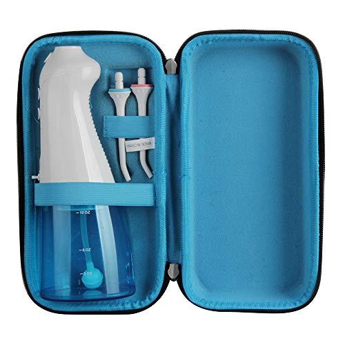 Hermitshell Hermitshell Hard Travel Case for MOSPRO 300ML Portable Rechargeable IPX7 Water Flosser Professional Cordless Dental Oral Irrigator (Black+Blue)