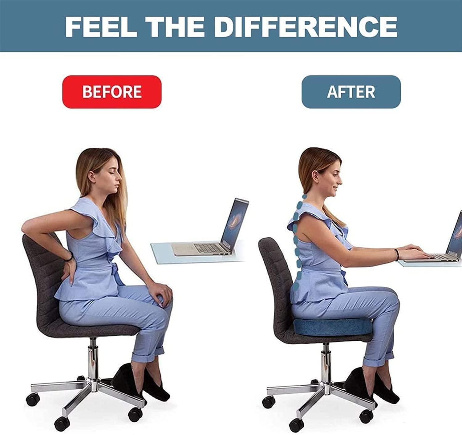 4V1 Coccyx Cushion, Coccyx Pillow, Tailbone Cushion Orthopedic seat Cushion, Memory Foam seat Cushion, Chair Cushion for Lower Back Pain, Donut Cushion, Sofa Cushion, Car seat Cushion AMZ-3