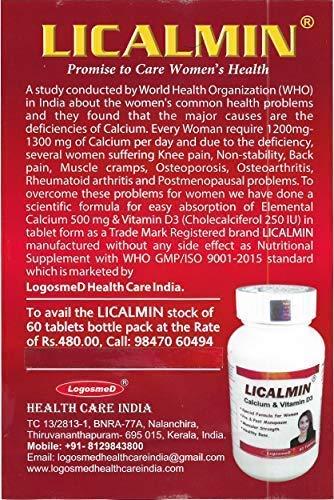 LICALMIN LICALMIN (ELEMENTAL CALCIUM & VITAMIN D3)