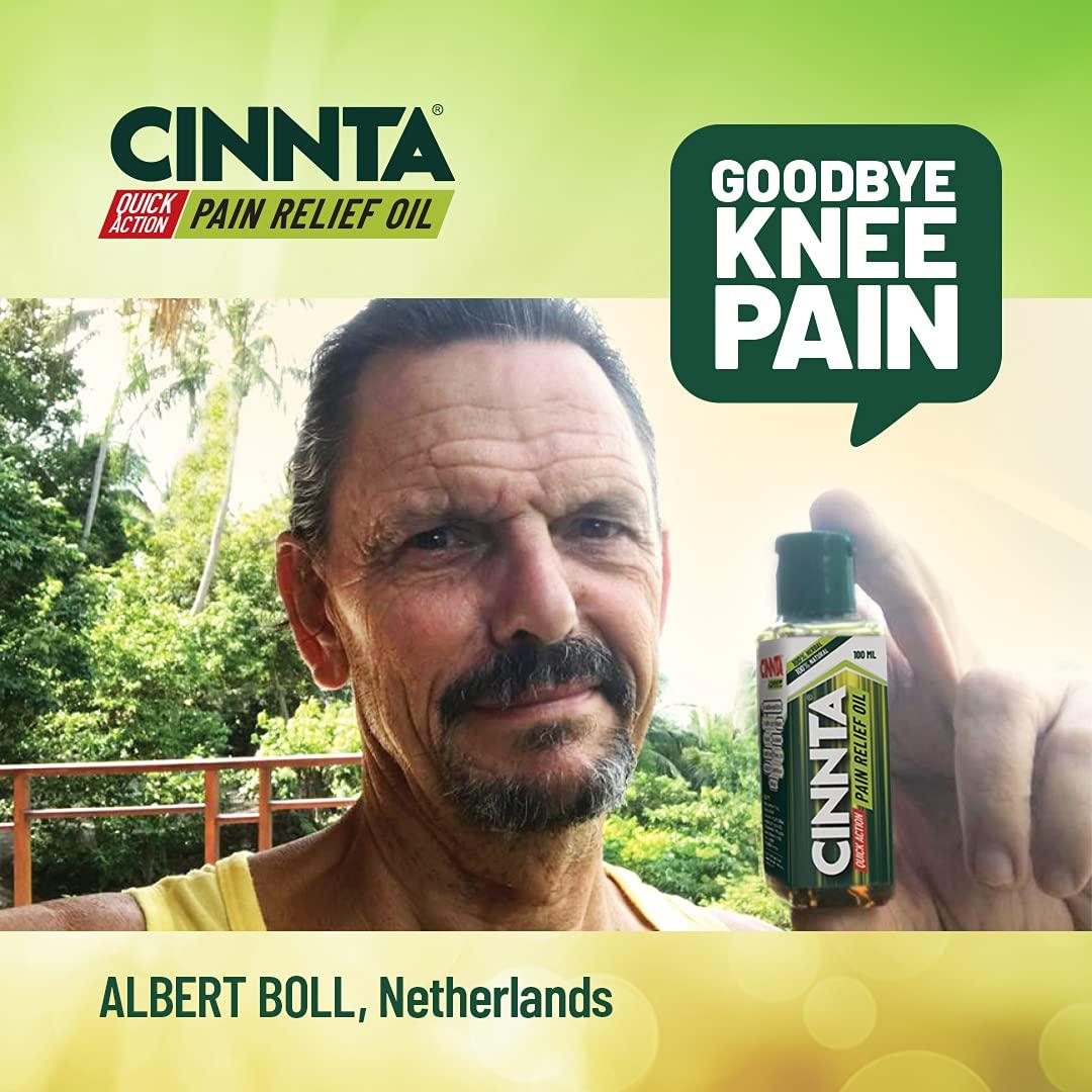 Teachers\' Grace Teachers\' Grace Cinnta Pain Relief Oil - 100ml (Pack of 1) | for Quick Relief from Body & Joint Pain | 27 Herbal Formulation | Anti Inflammatory