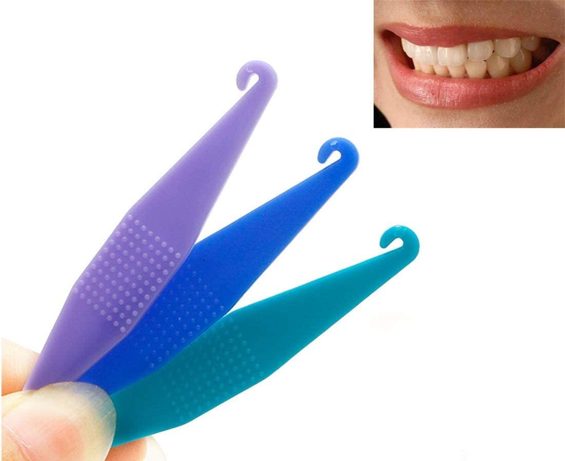 DentalSmile 100 Pcs DentalSmile Dental Teeth Gap 3/16 Neon 6.5 OZ Dental Rubber Bands XX - Heavy Dental Teeth Straightener Teeth Bands Dental Neon Bands Dentist Great for Dreadlocks, Braids, Top Knots Free Placer