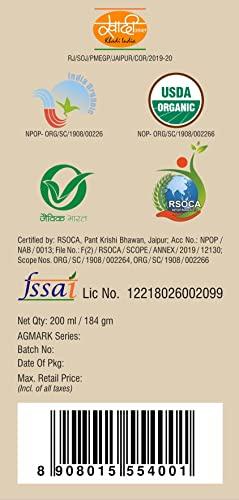 BEEJMANTRA BeejMantra® Organic Freshly Cold Pressed Flaxseed Oil (200 ml) NOP USDA, NPOP, RSOCA, Jaivik Bharat Certified