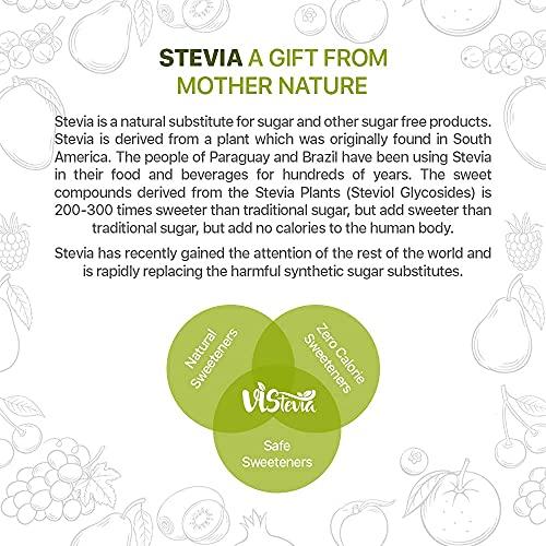 VISTEVIA Vistevia Sugar-Free Orange & Strawberry Jam | Pack of 2 - 220g & 400g | Diabetic & Keto Friendly | Sweetened with Stevia | 100% Natural | More Than 60% Fruit | Tastes Delicious